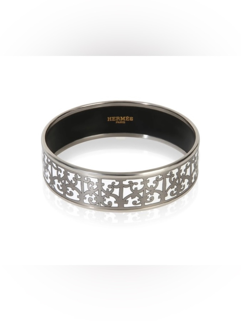 Hermes Wide Enamel Balcon du Gualdaquivir bracelet